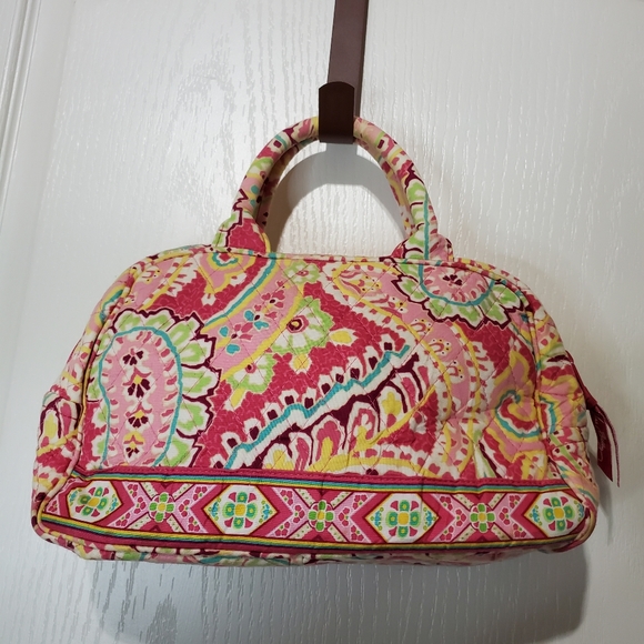Vera Bradley Mini Bowler Bag Satchel - Picture 6 of 12